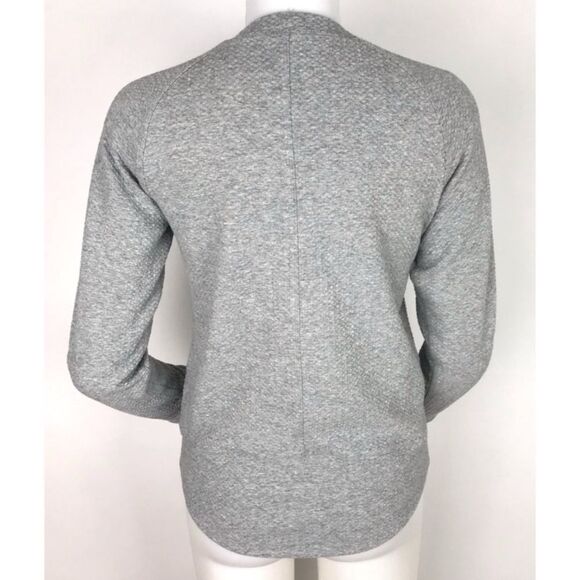 Lululemon Catch A Moment Crew Sweatshirt Size 4 Heathered Core Light Grey - Picture 5 of 8